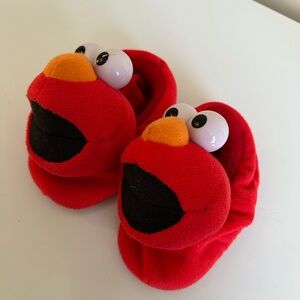 Red Elmo slippers